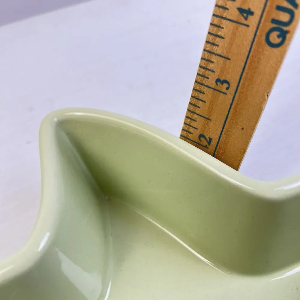 Chantal Shooting Star Baking Serving Dish Green 1 Quart Party Ceramic Bowl